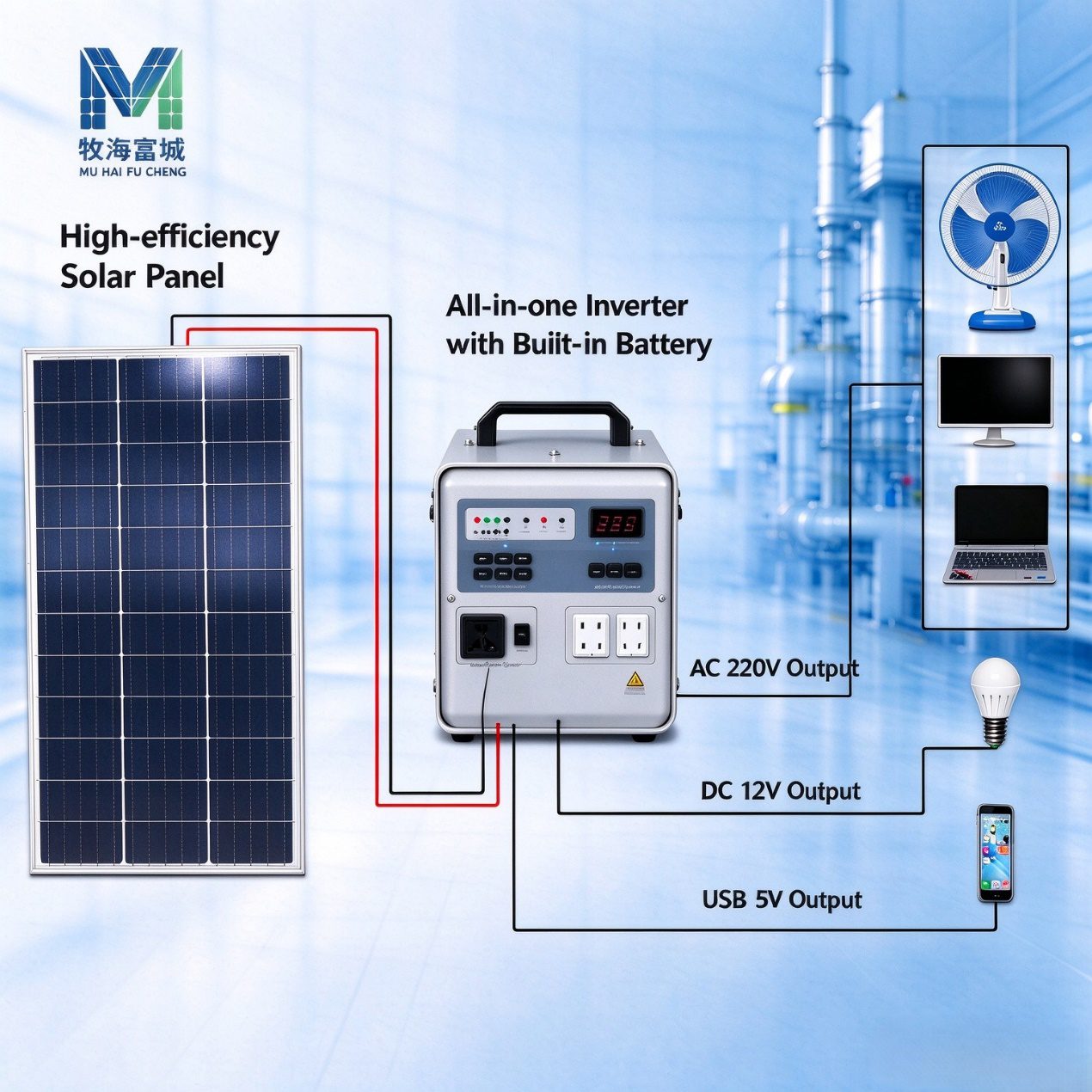 Household Off-Grid Solar System